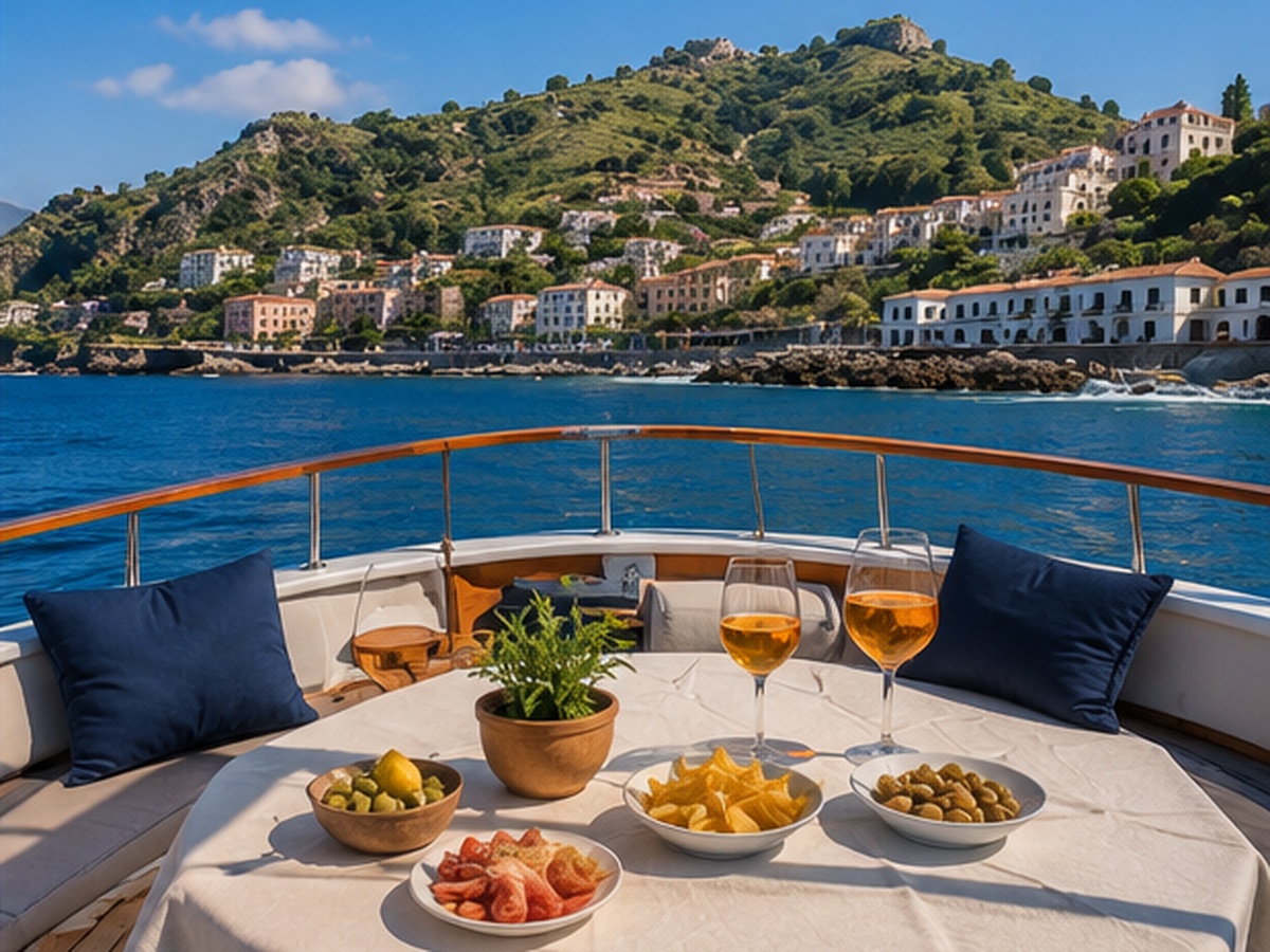 Esperienza in barca lungo la costa siciliana